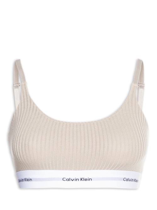 Top Feminino Modal Lace Modern Logo – Bege