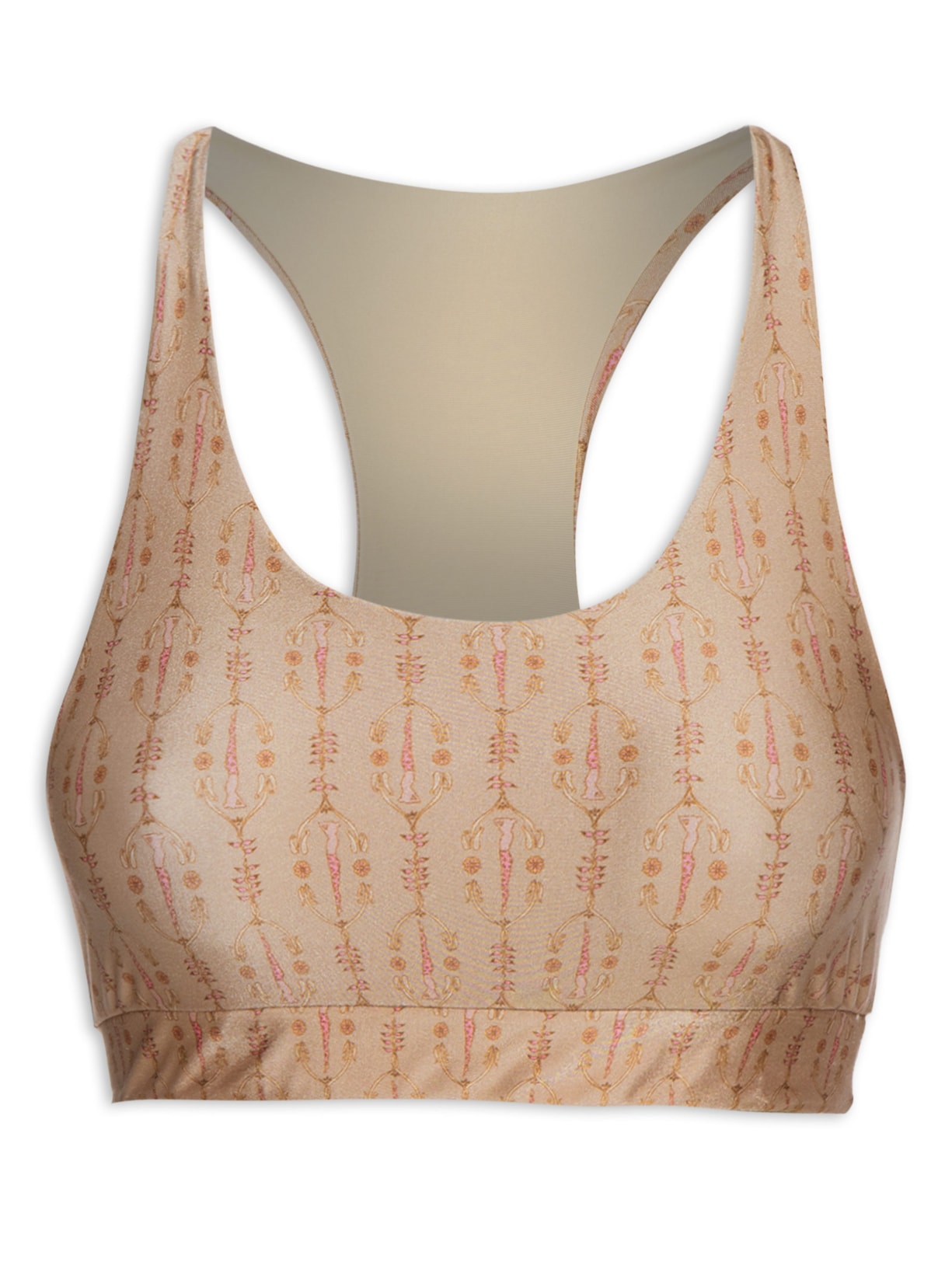 Top Feminino nadador - Bege