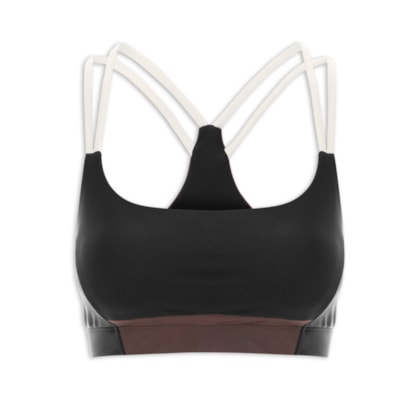 Top Feminino Nadador Liso - Preto