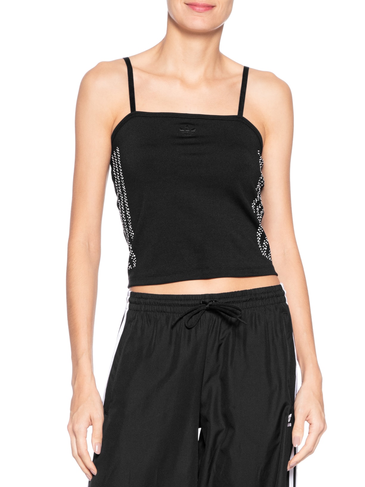 Top Feminino Pearl Tube – Preto Adidas Originals