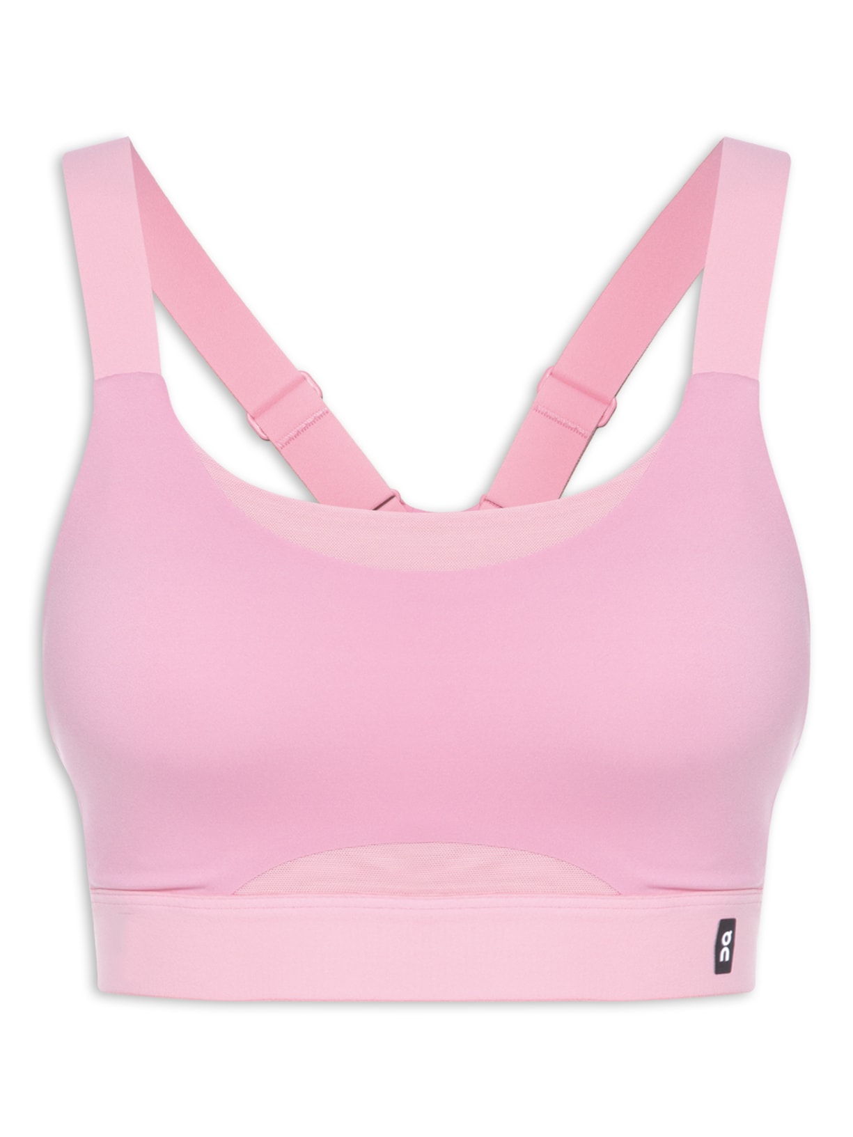 Top Feminino Performance Bra Rosa On Running