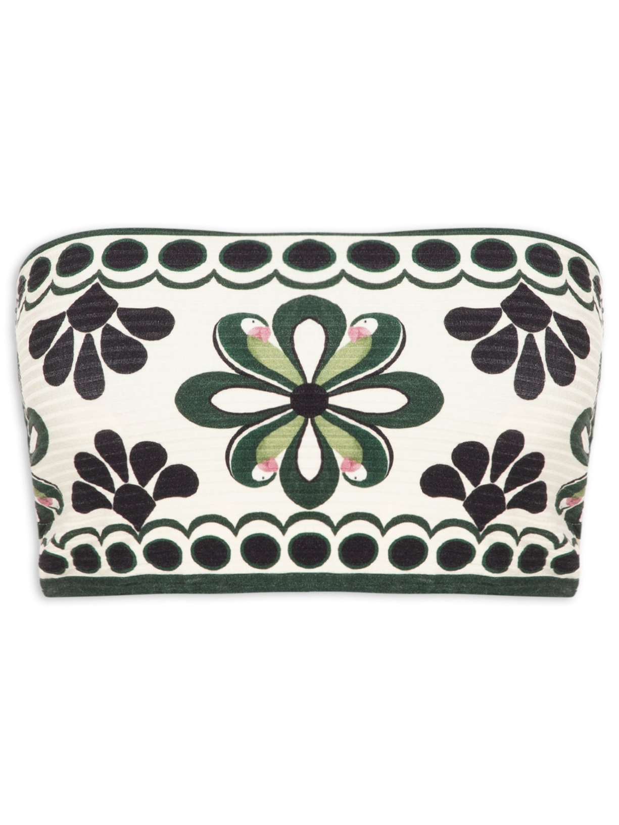 Top Feminino Reto Double Florara – Preto Farm