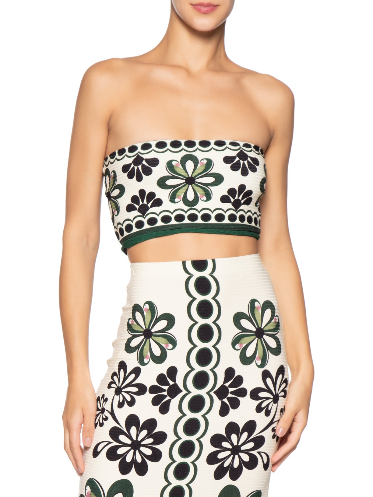 Top Feminino Reto Double Florara – Preto Farm