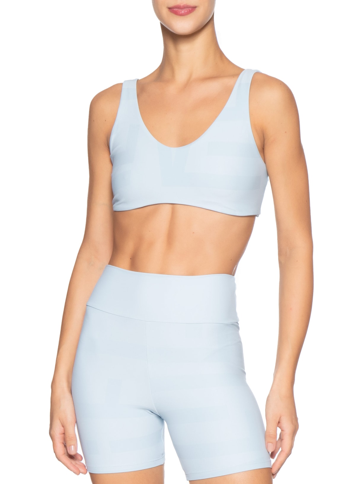 Top Feminino Reversible Maxi Azul Live!