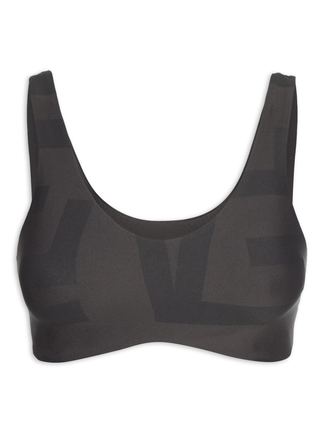 Top Feminino Reversible Maxi Marrom Live!