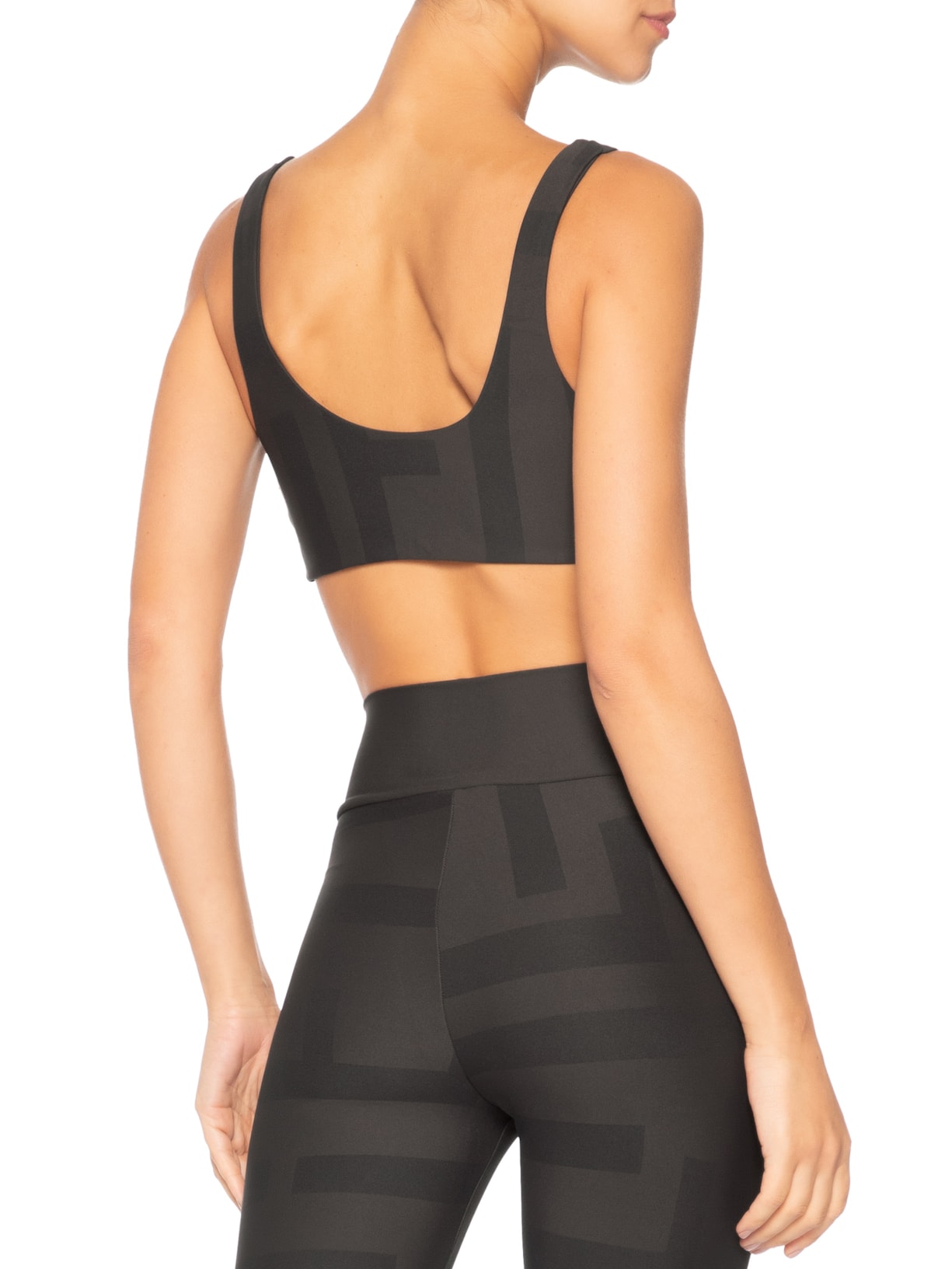 Top Feminino Reversible Maxi Marrom Live!