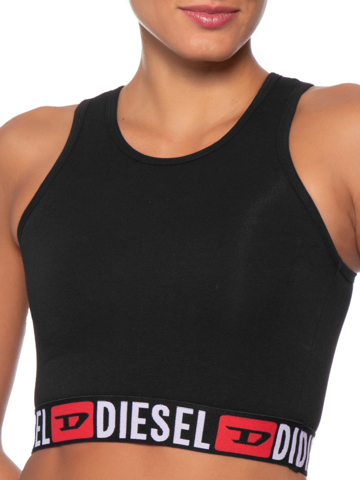 Top Feminino Sandra-D-Core Tank Preto Diesel