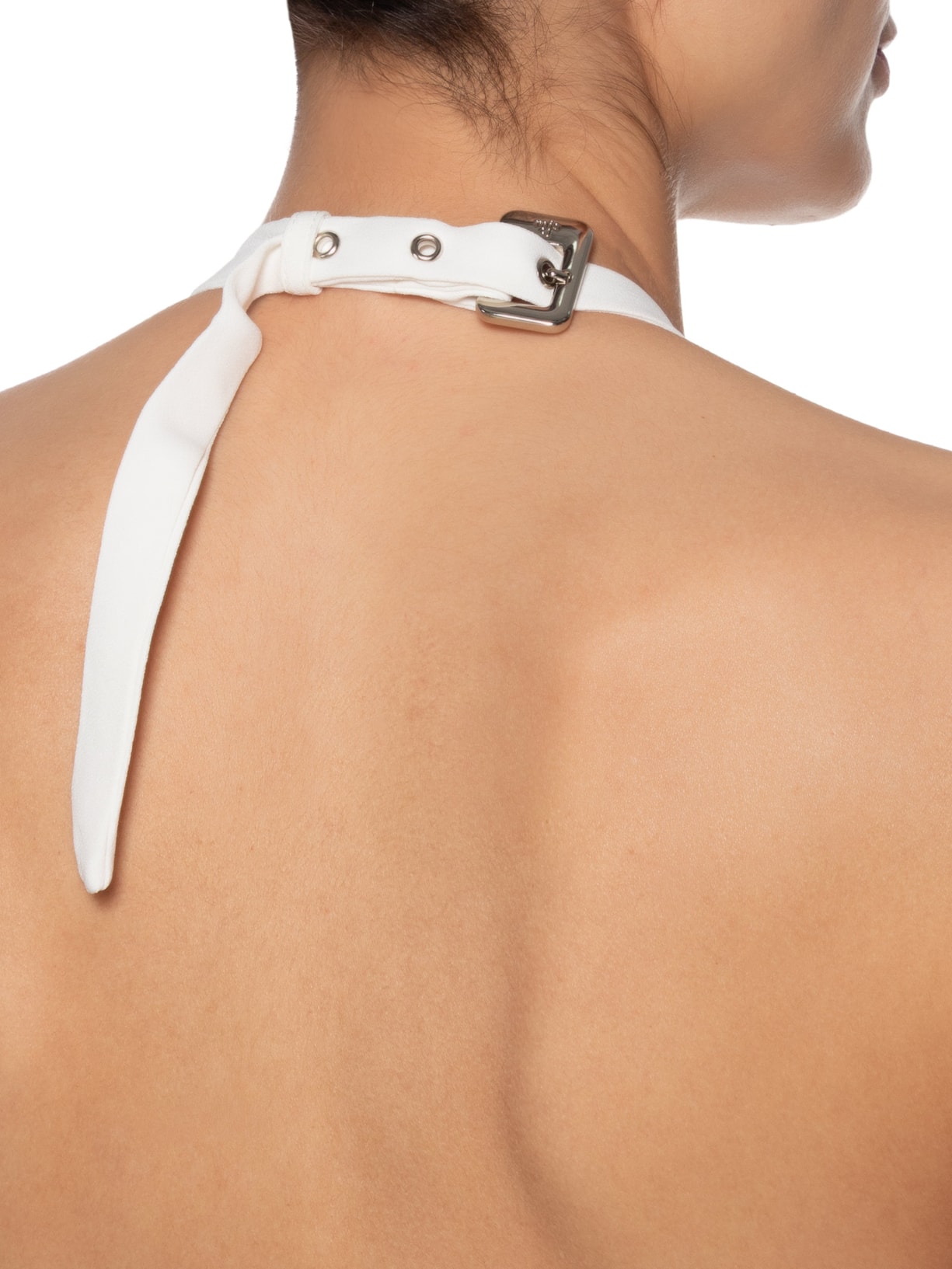 Top Feminino Santana Crepe Branco Misci