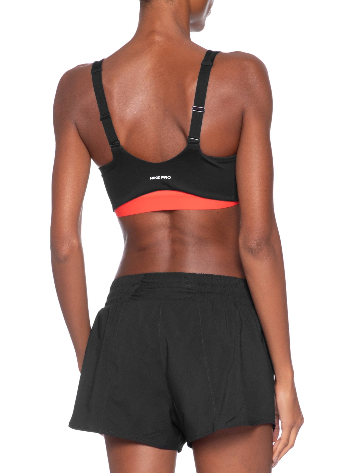 Top Feminino Sculpt Strappy Bra Spd Preto Nike