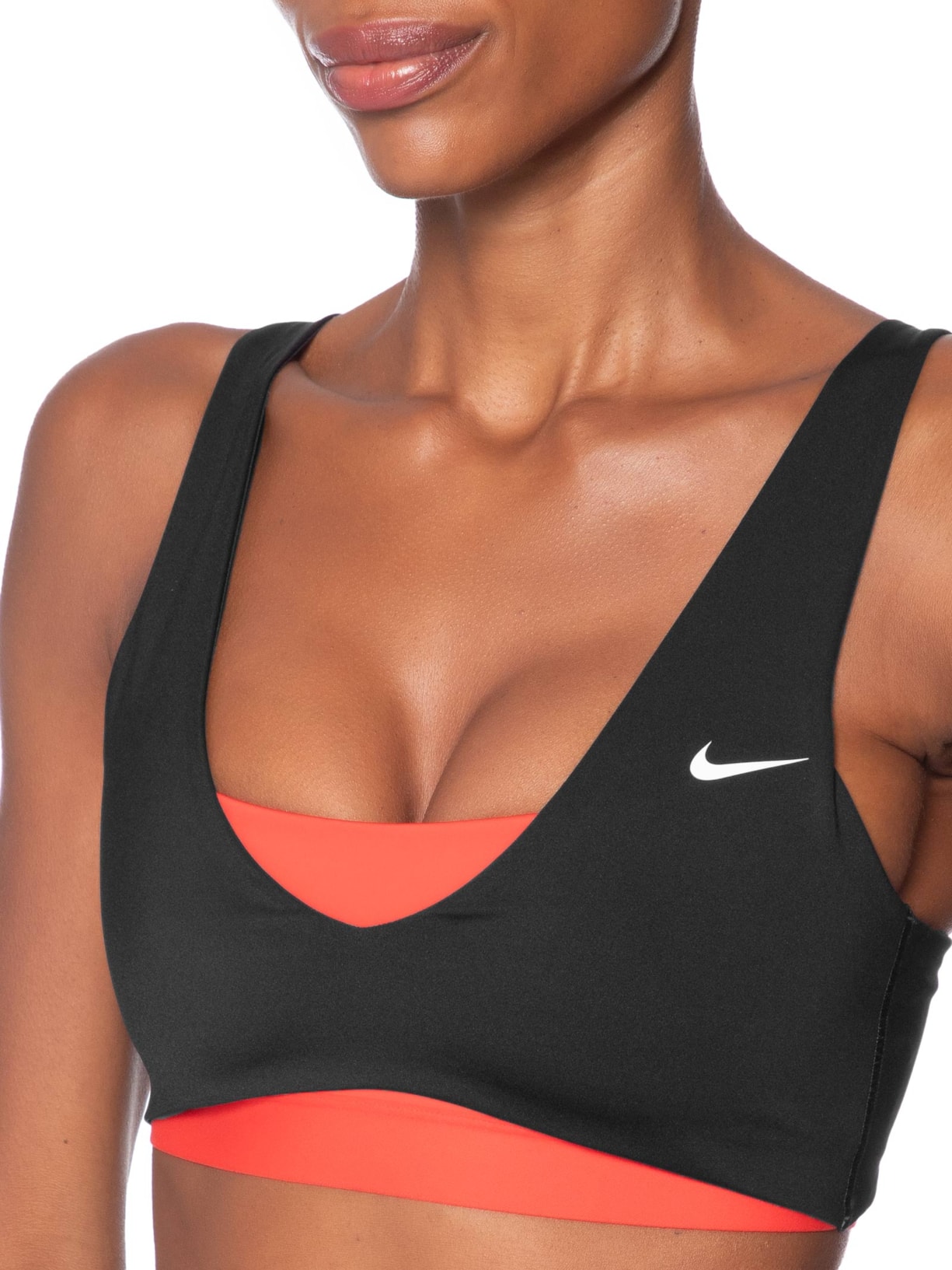 Top Feminino Sculpt Strappy Bra Spd Preto Nike