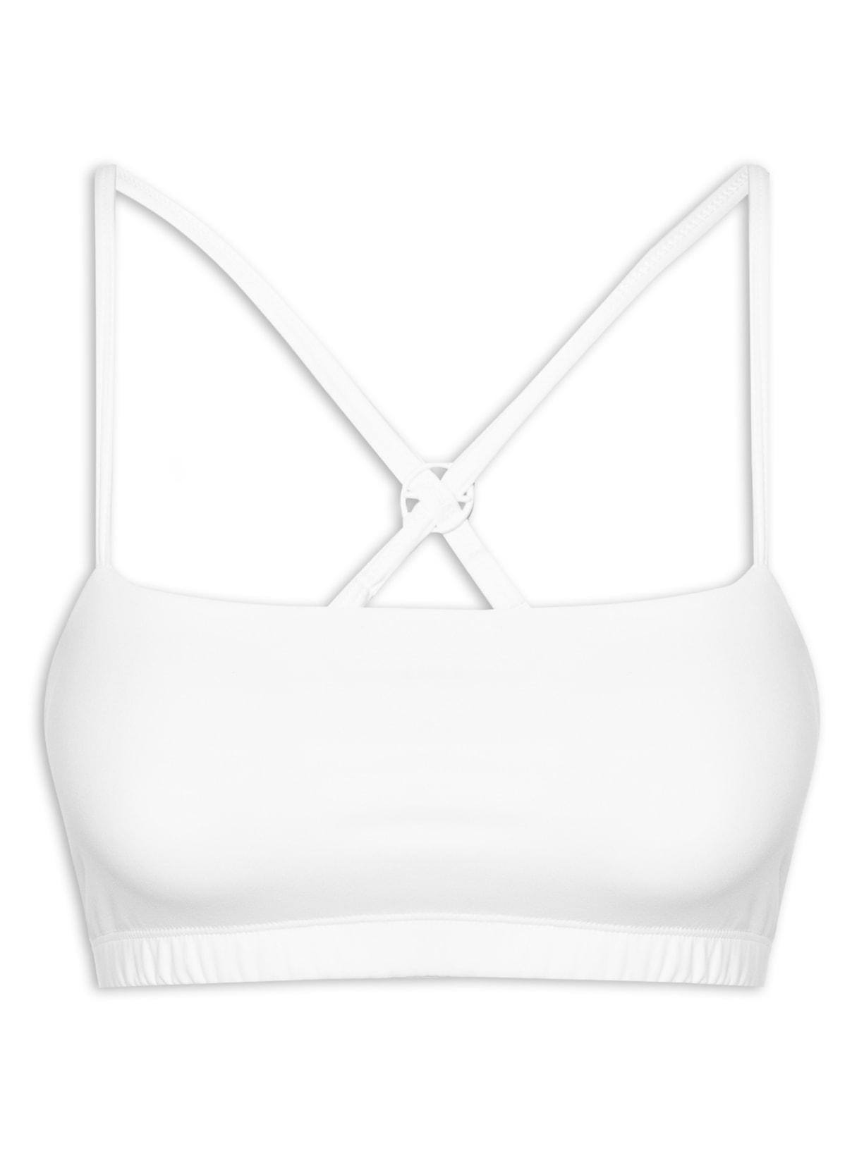 Top Feminino Sports Bra - Branco