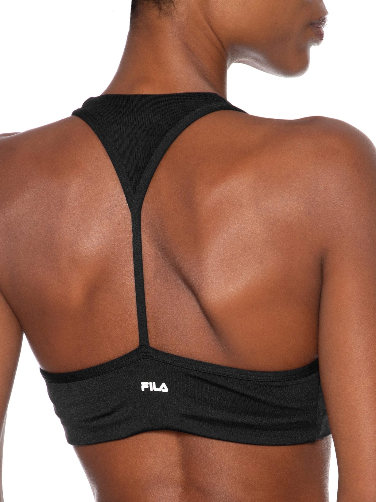 Top Feminino Tennis Club Preto Fila