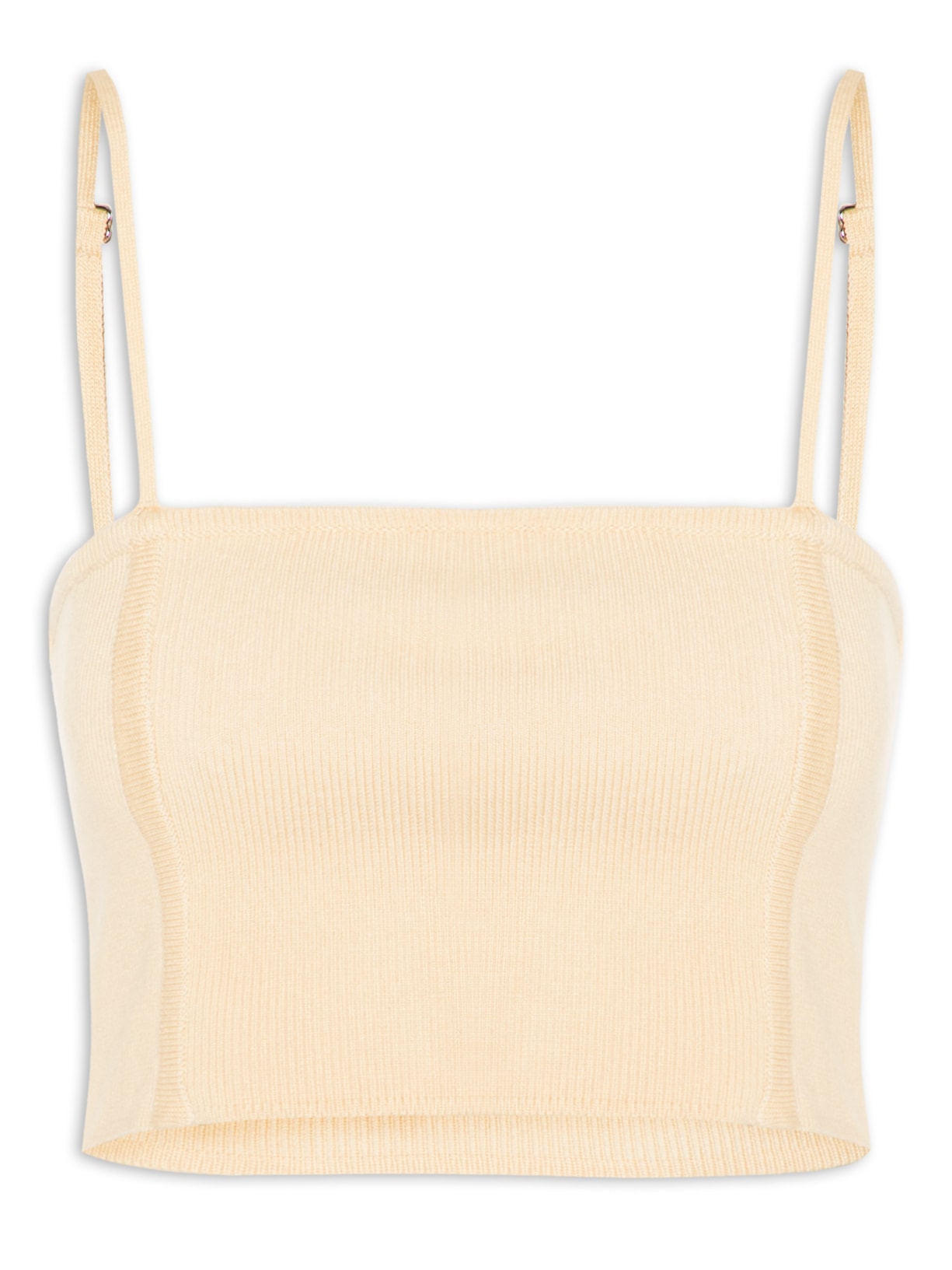 Top Feminino Tricot Chiara - Amarelo