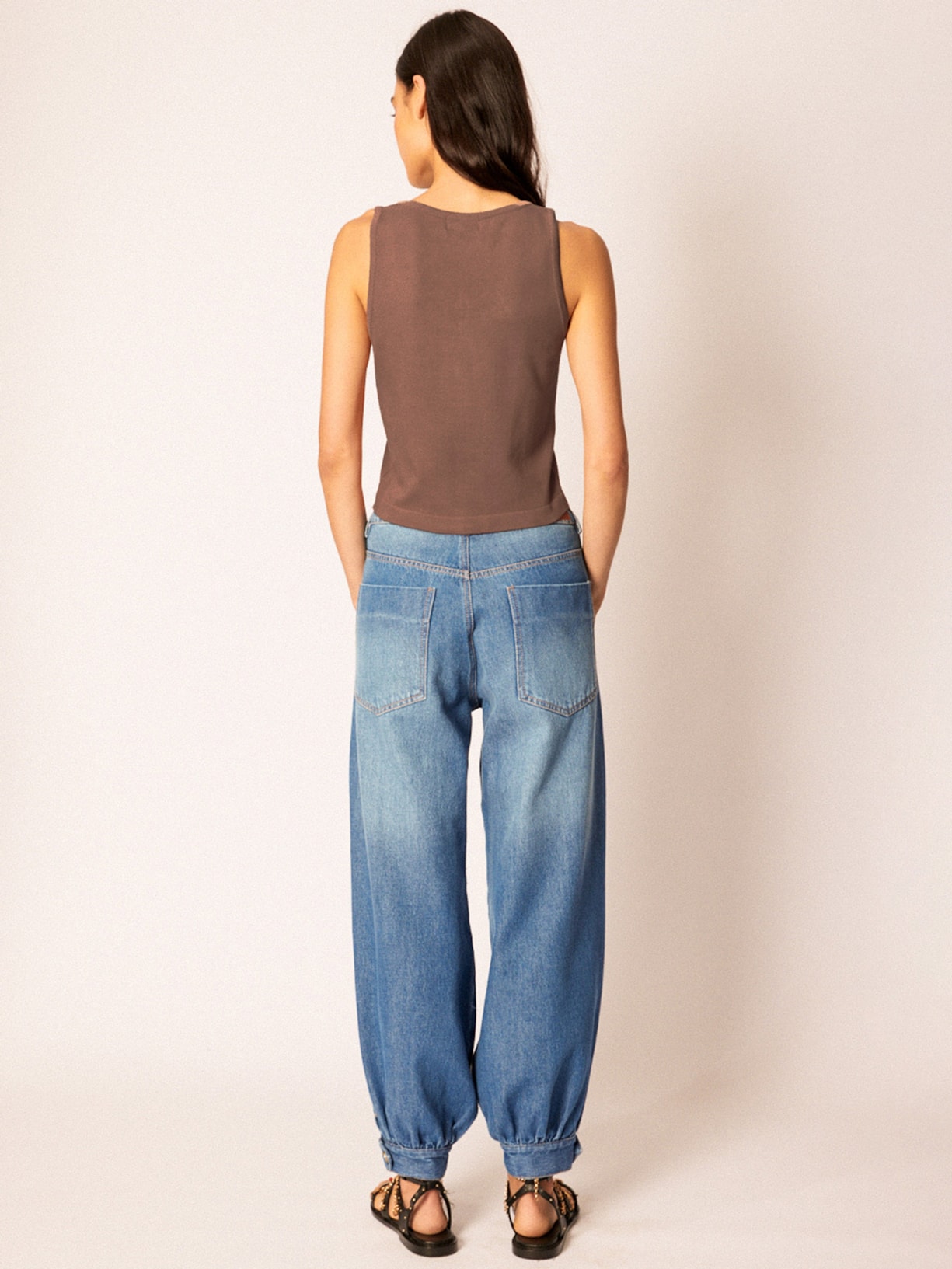 Top Feminino Tricot Pati V V26 Bege Mixed