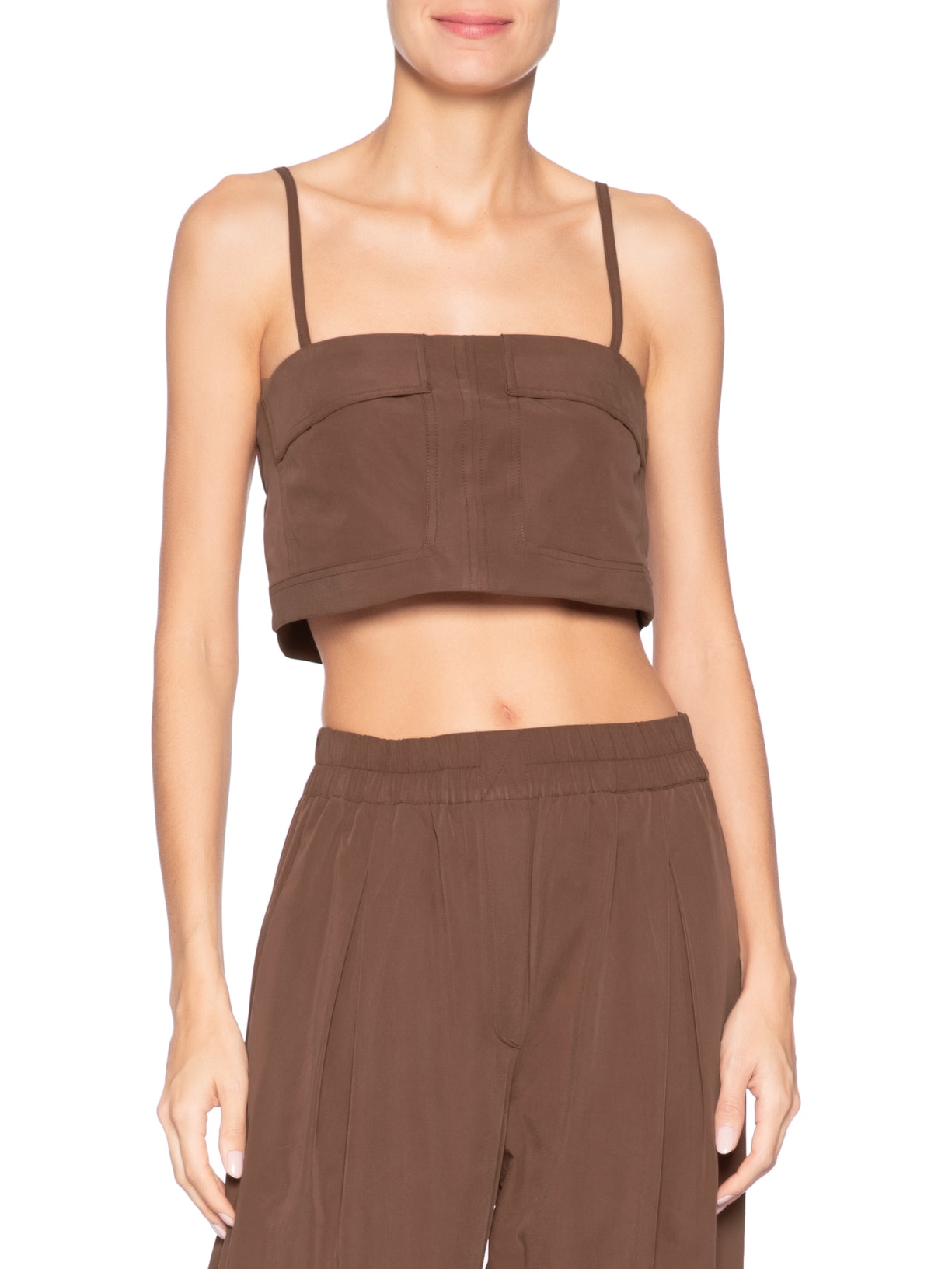 Top Feminino Utilitário Choco Marrom Animale