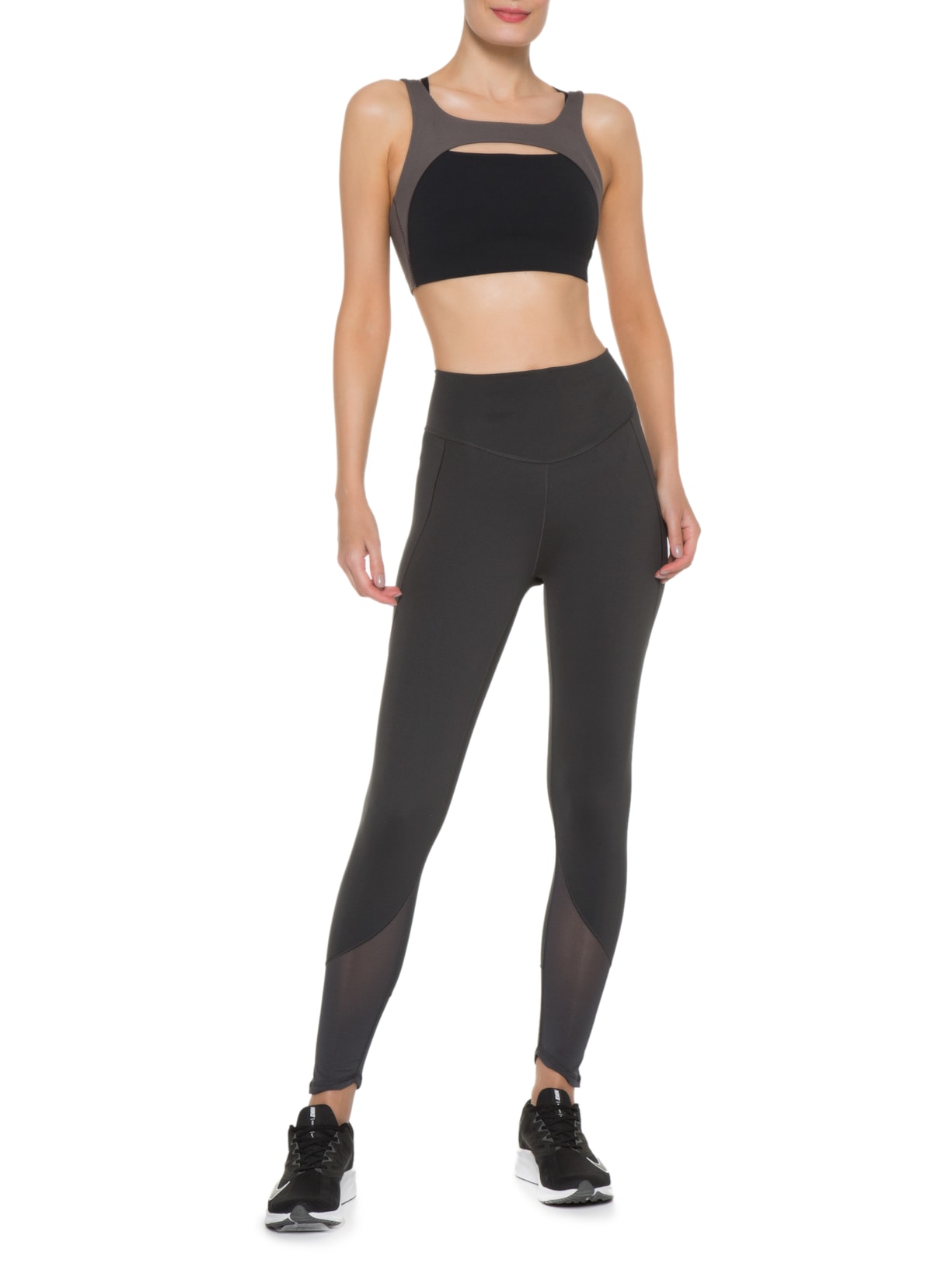 Top Feminino Yoga Indy Preto Nike