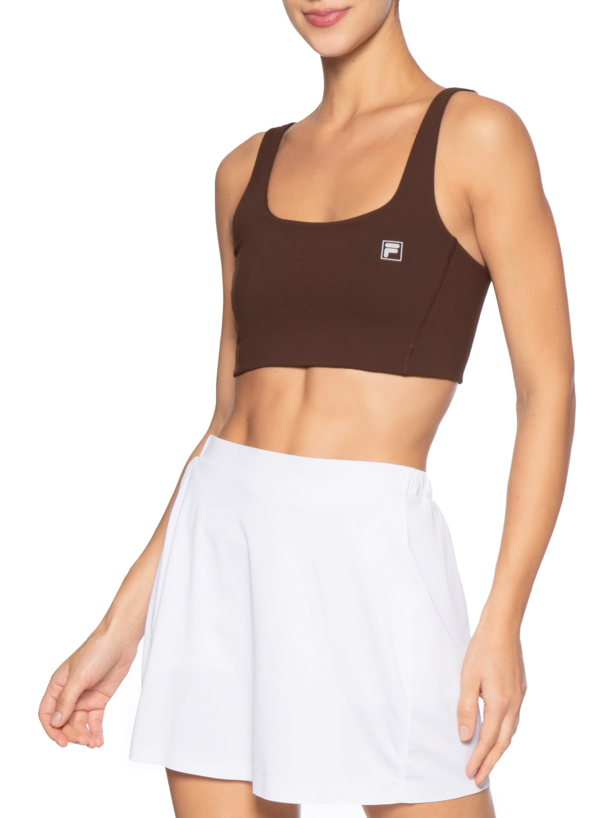 Top Fila Touch Gym Marrom Fila