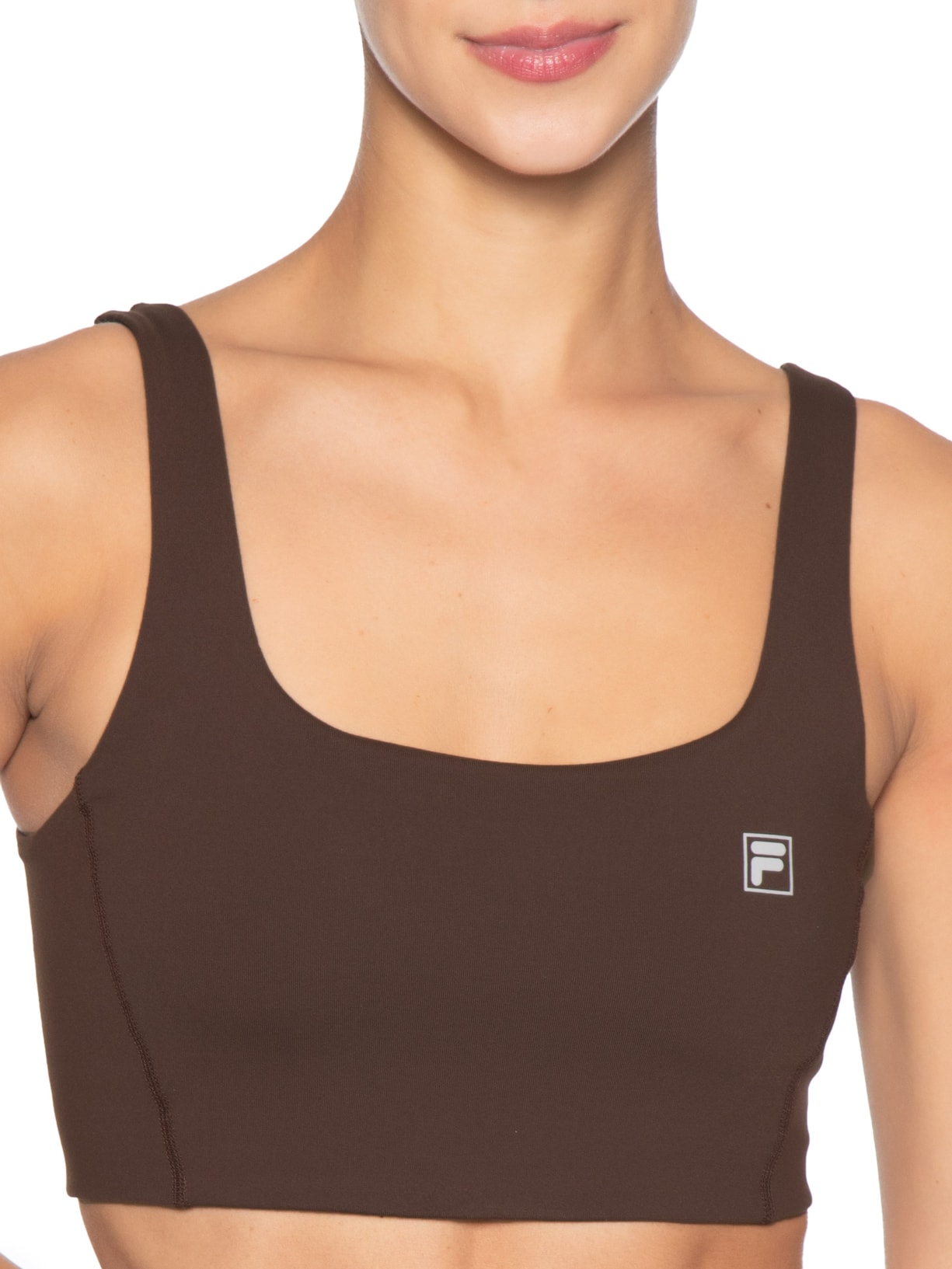 Top Fila Touch Gym Marrom Fila