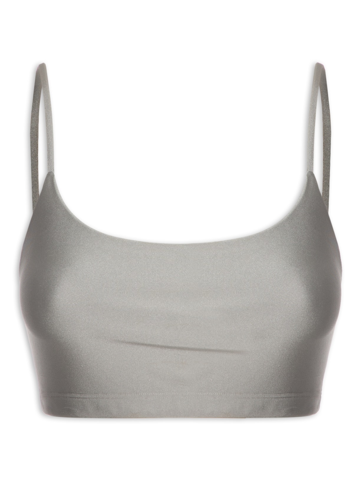 Top Fitness Alça Fina Prata Lakshimi Yogini