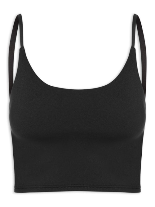 Top Fitness Alcinha - Preto