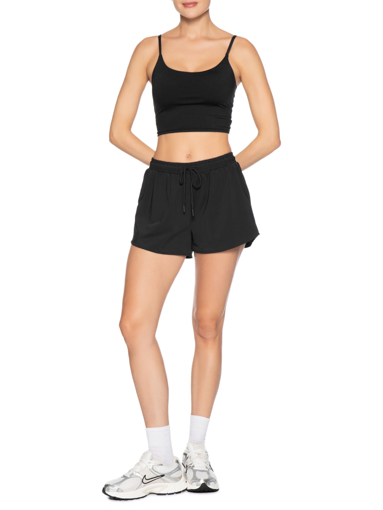 Top Fitness Alcinha Preto Basiq