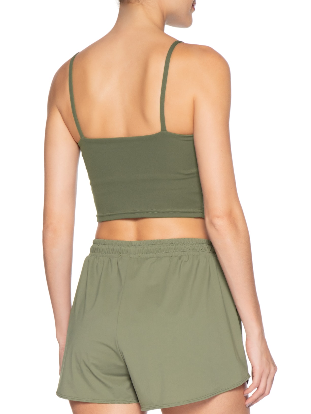 Top Fitness Alcinha Verde Basiq