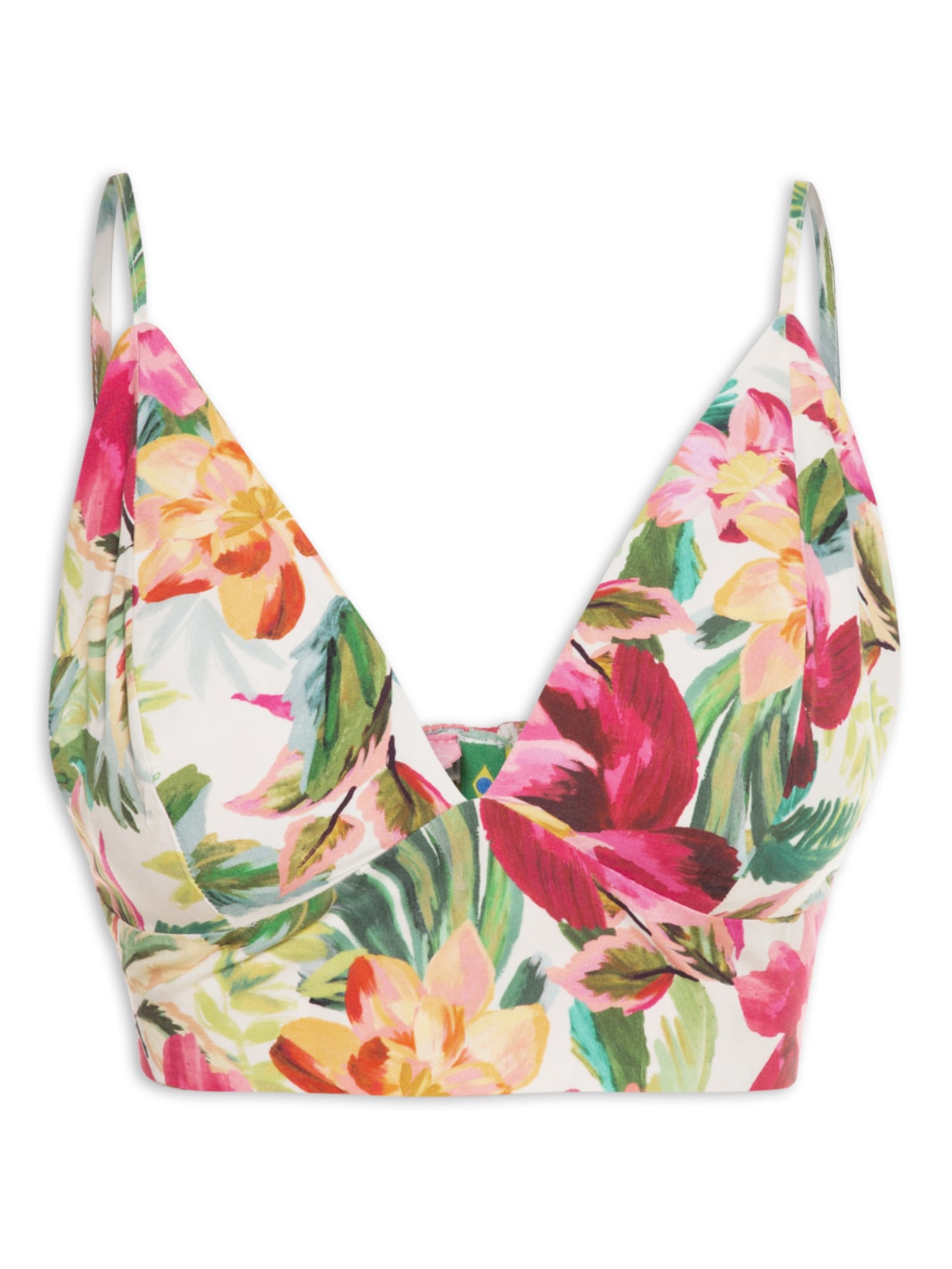 Top Flora Pintado - Off White