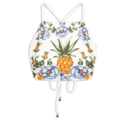 Top Floral Penelope - Branco