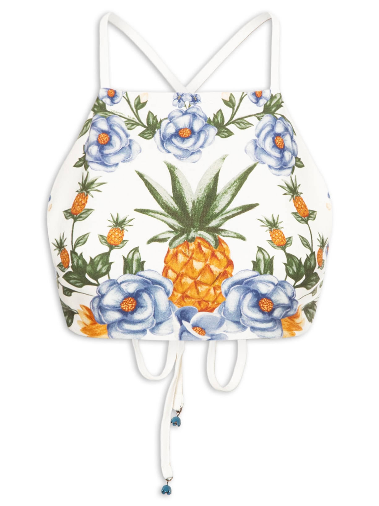 Top Floral Penelope - Branco