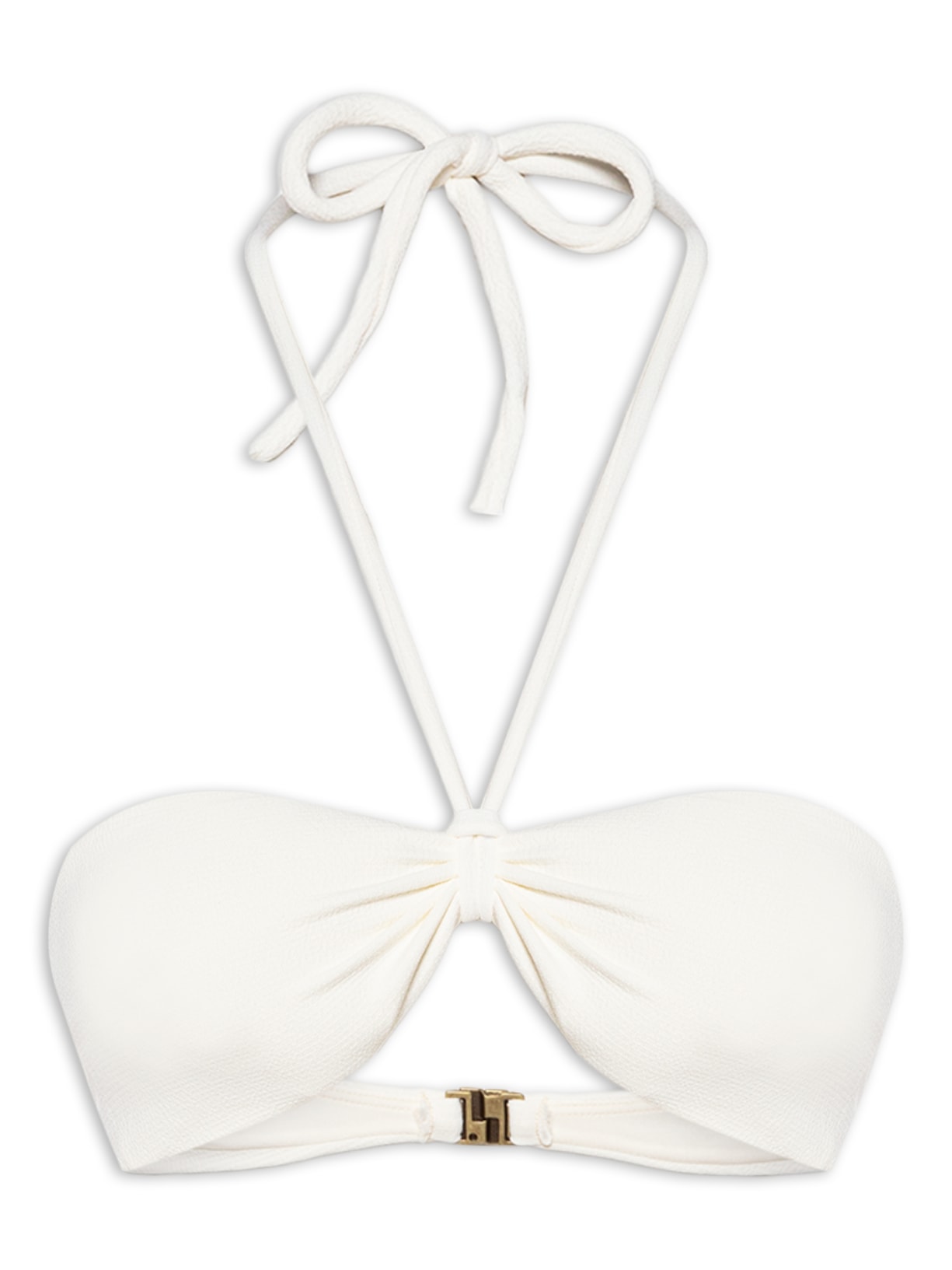 Top Frente Única Liso Branco Cia Marítima