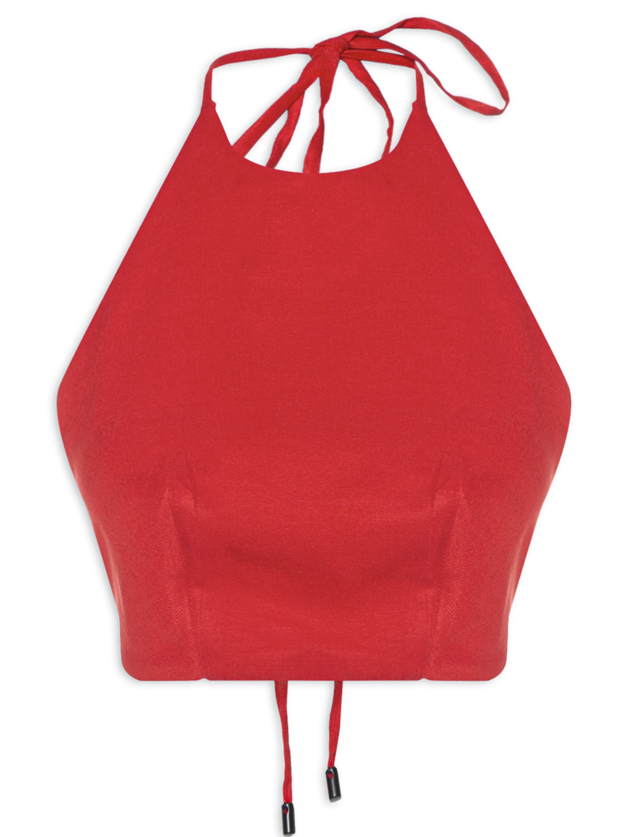 Top Frente única - Vermelho