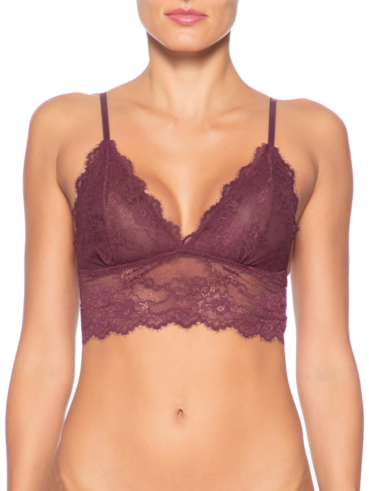 Top Intimates Triângulo Renda Vermelho Animale
