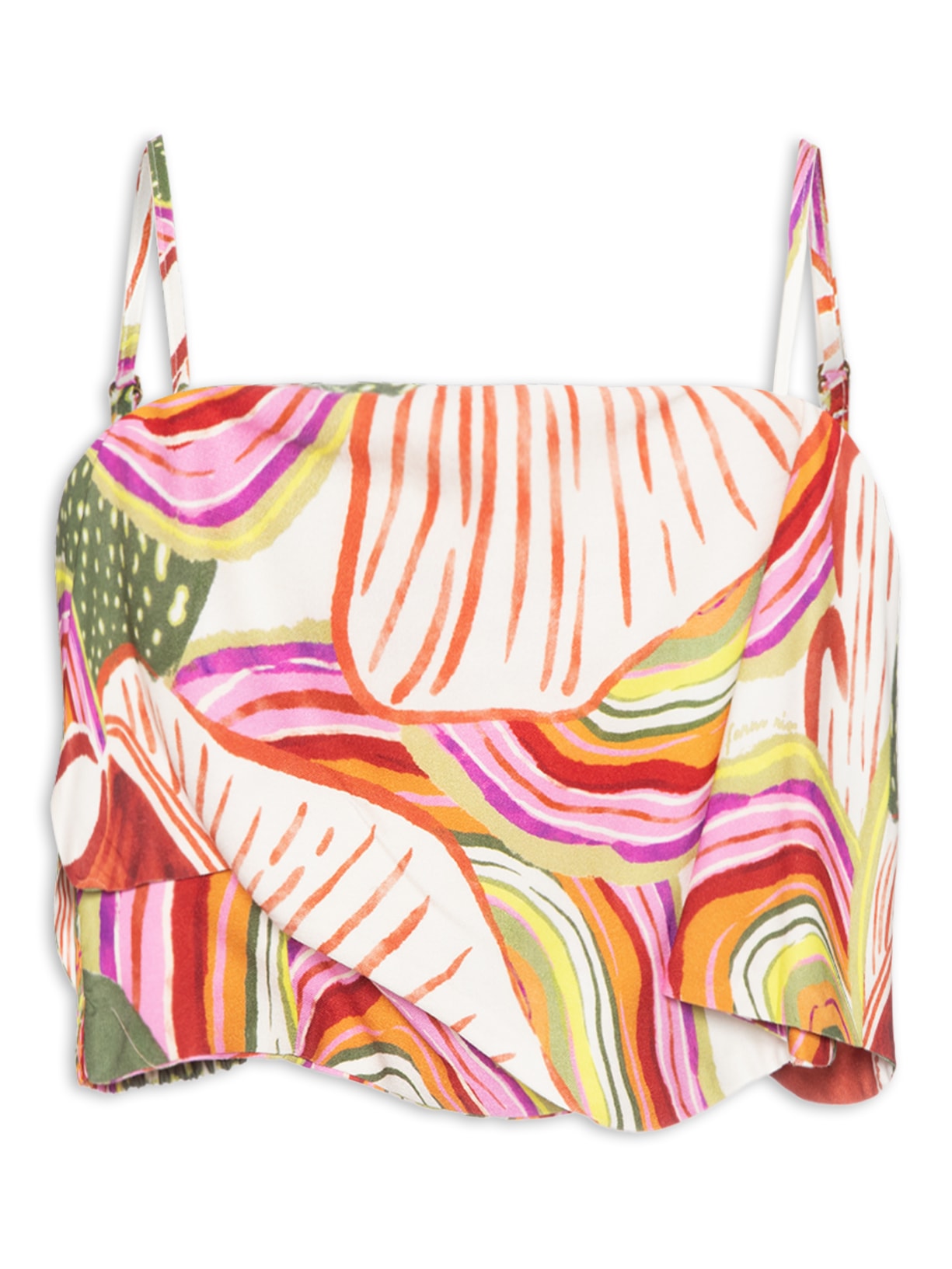 Top Irregular Flor Do Mar - Verde