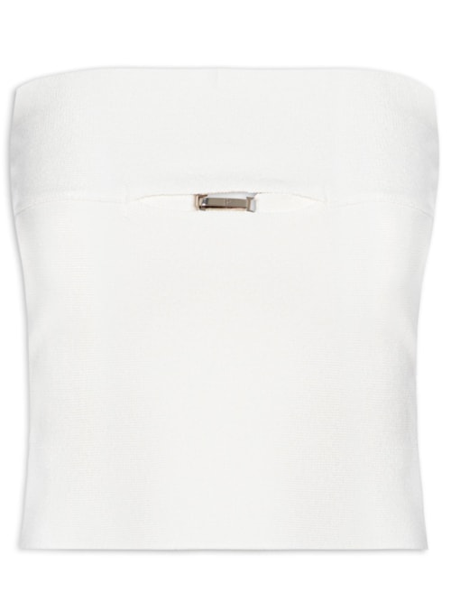 Top Ivete Tricot - Branco