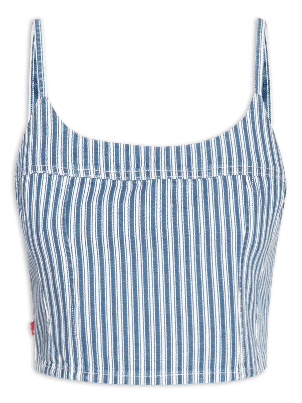 Top Jadine Denim Cami Tank - Azul