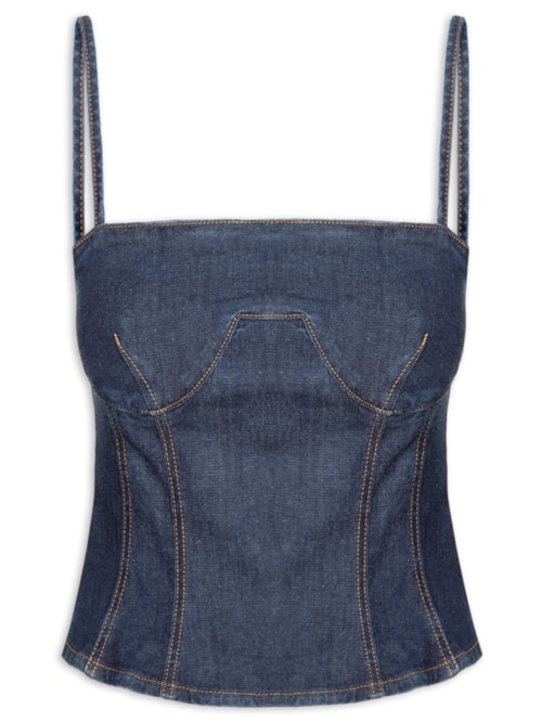Top Jeans – Azul