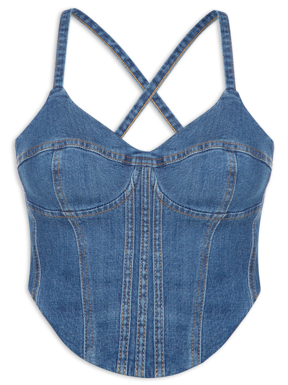 Top Jeans - Azul