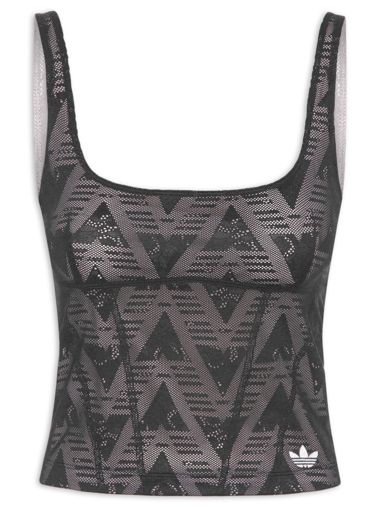 Top Lace Corset - Preto