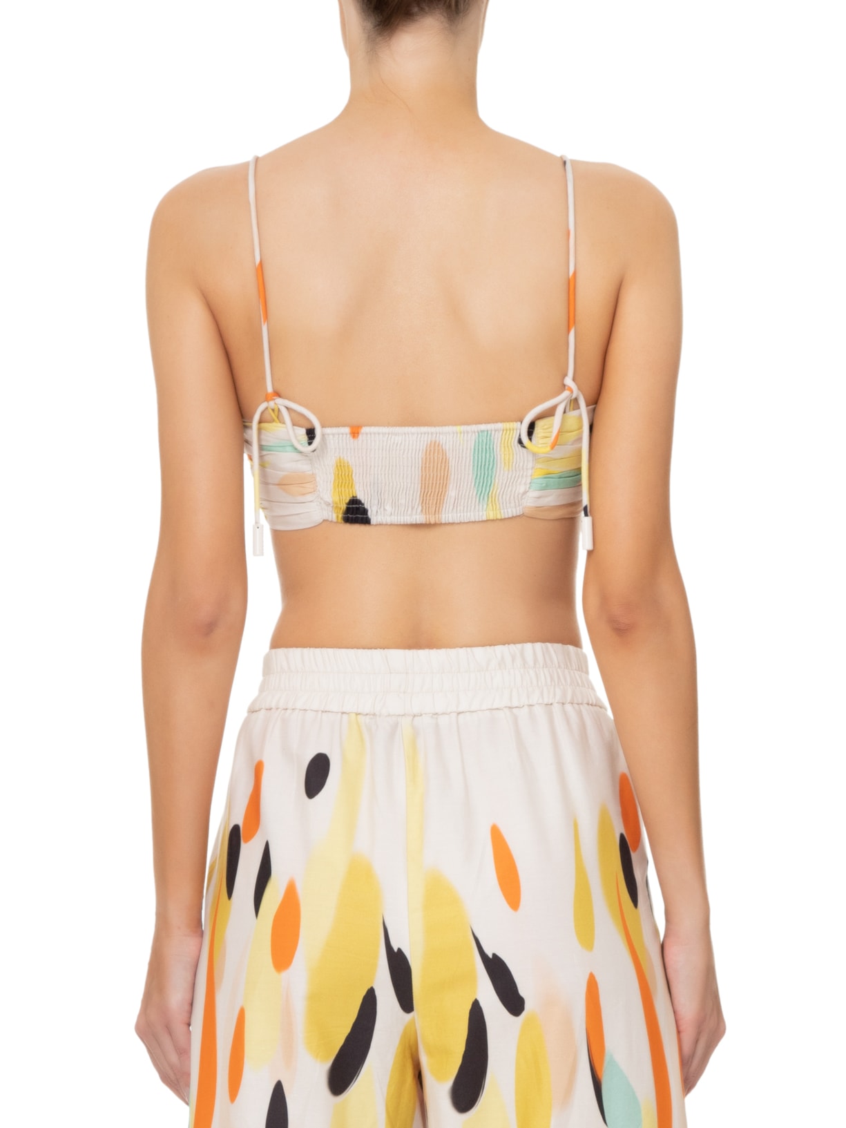 Top Laço Drapeado Murano Fresh Bege Animale