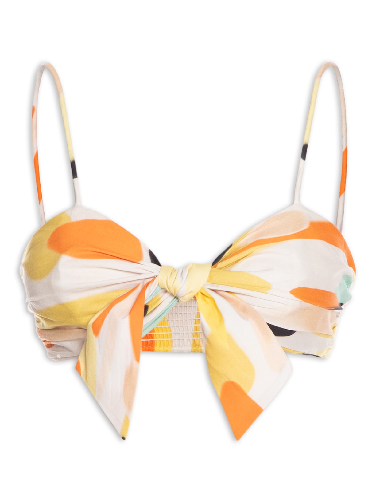 Top Laço Drapeado Murano Fresh Bege Animale