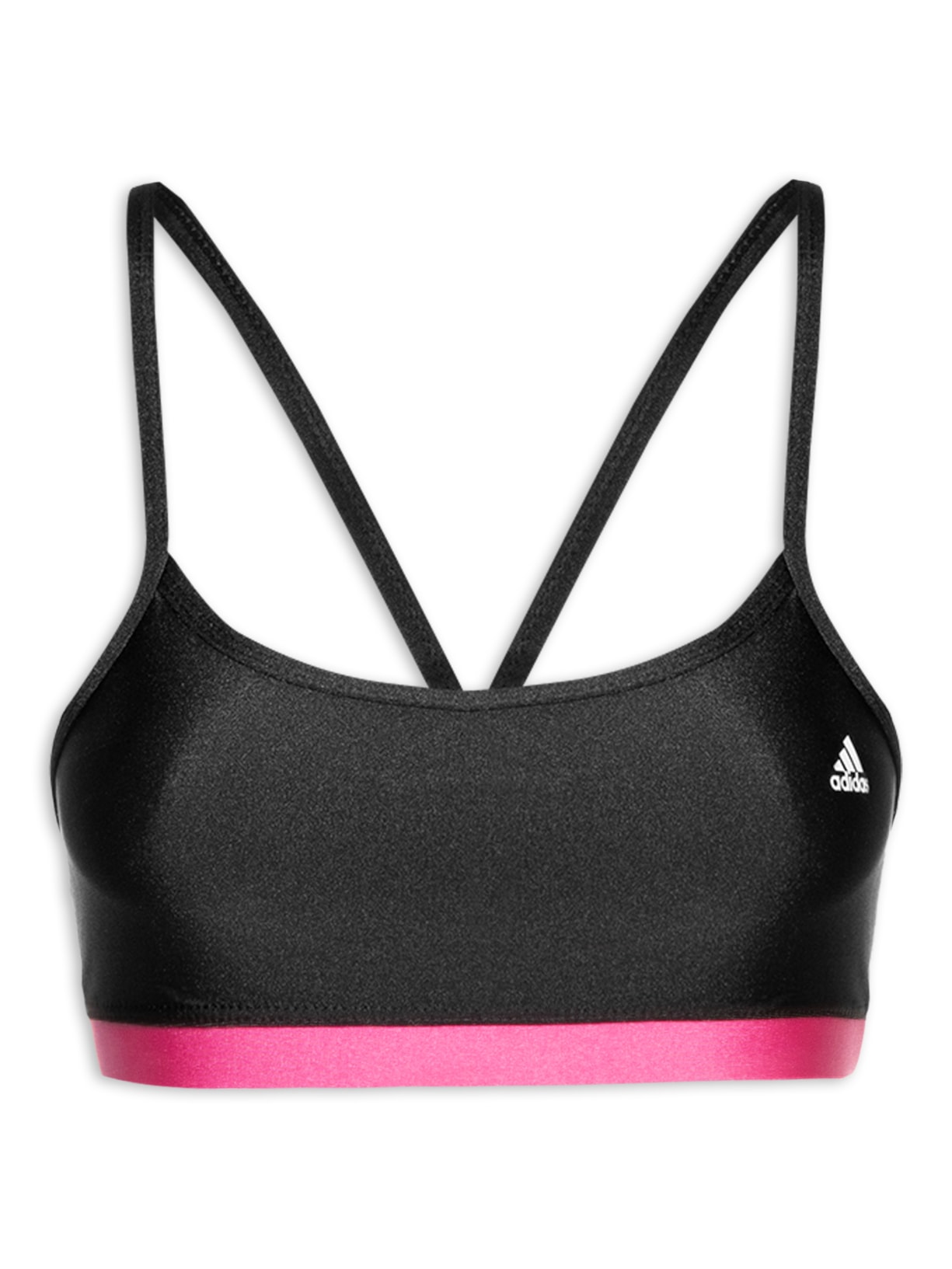 Top Latin Fit Colorblock - Preto