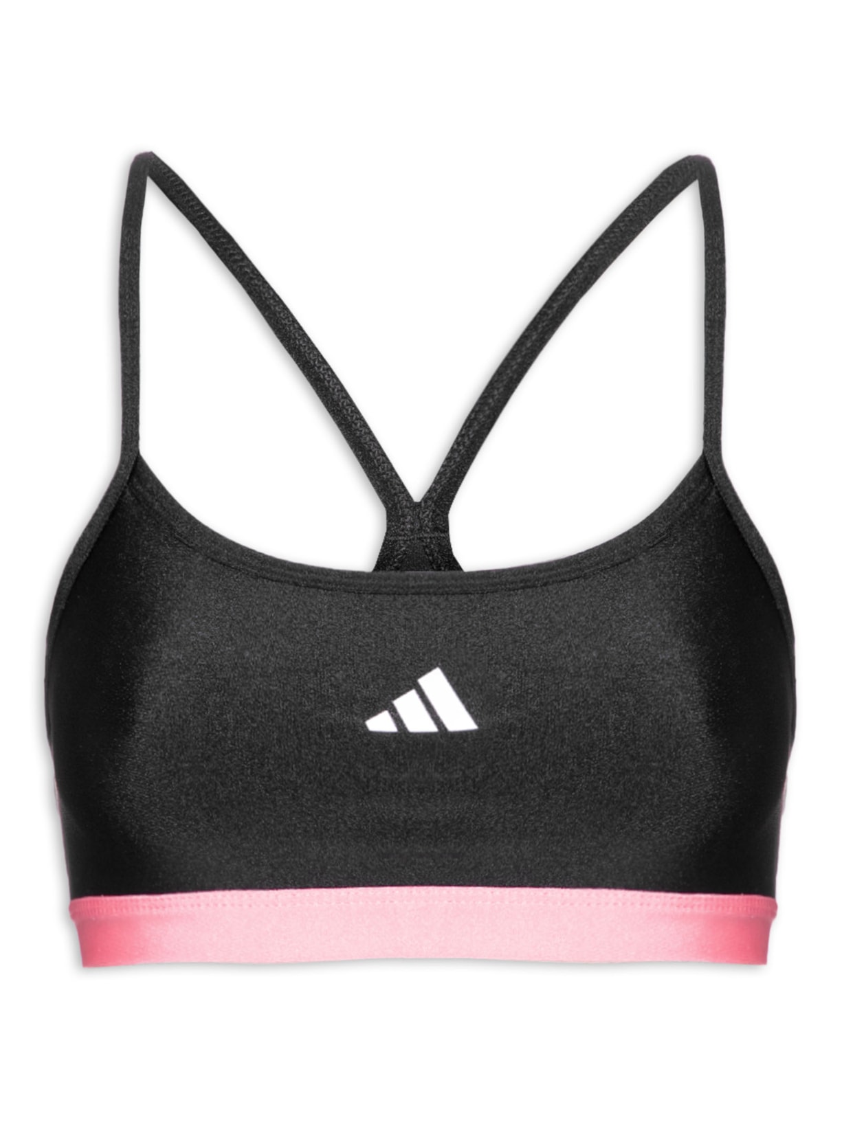 Top Latin Fit Colorblock Preto Adidas