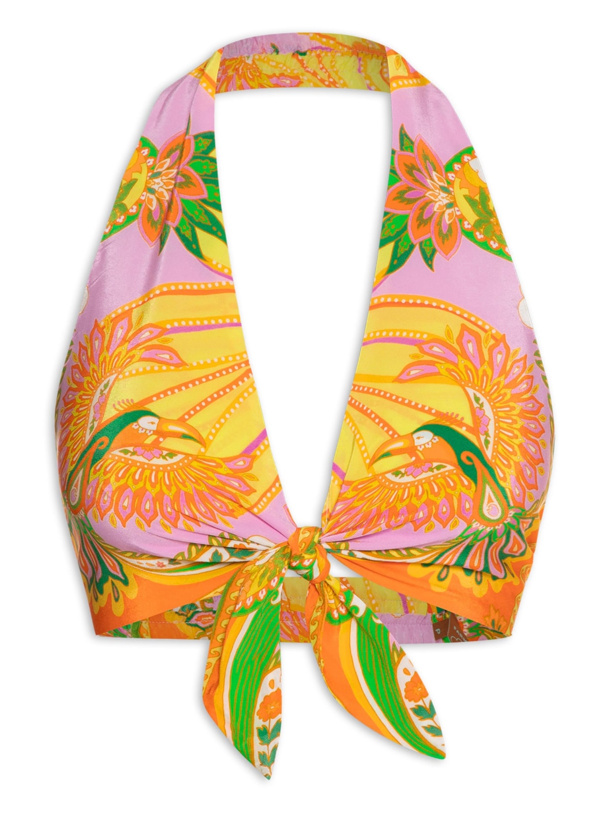 Top Lenço Tucano Rosa Farm