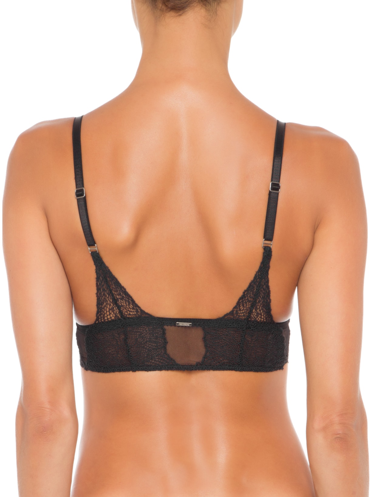 Top Leve Com Bojo Removível Summer Night Preto Valisere