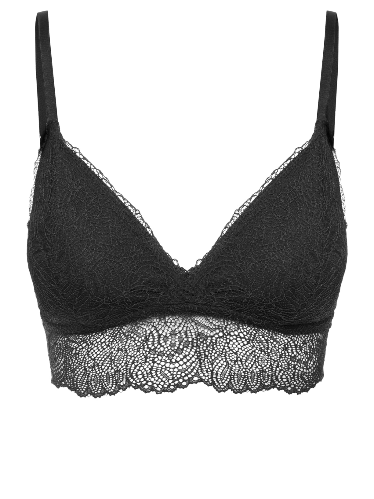 Top Leve Com Bojo Removível Summer Night Preto Valisere