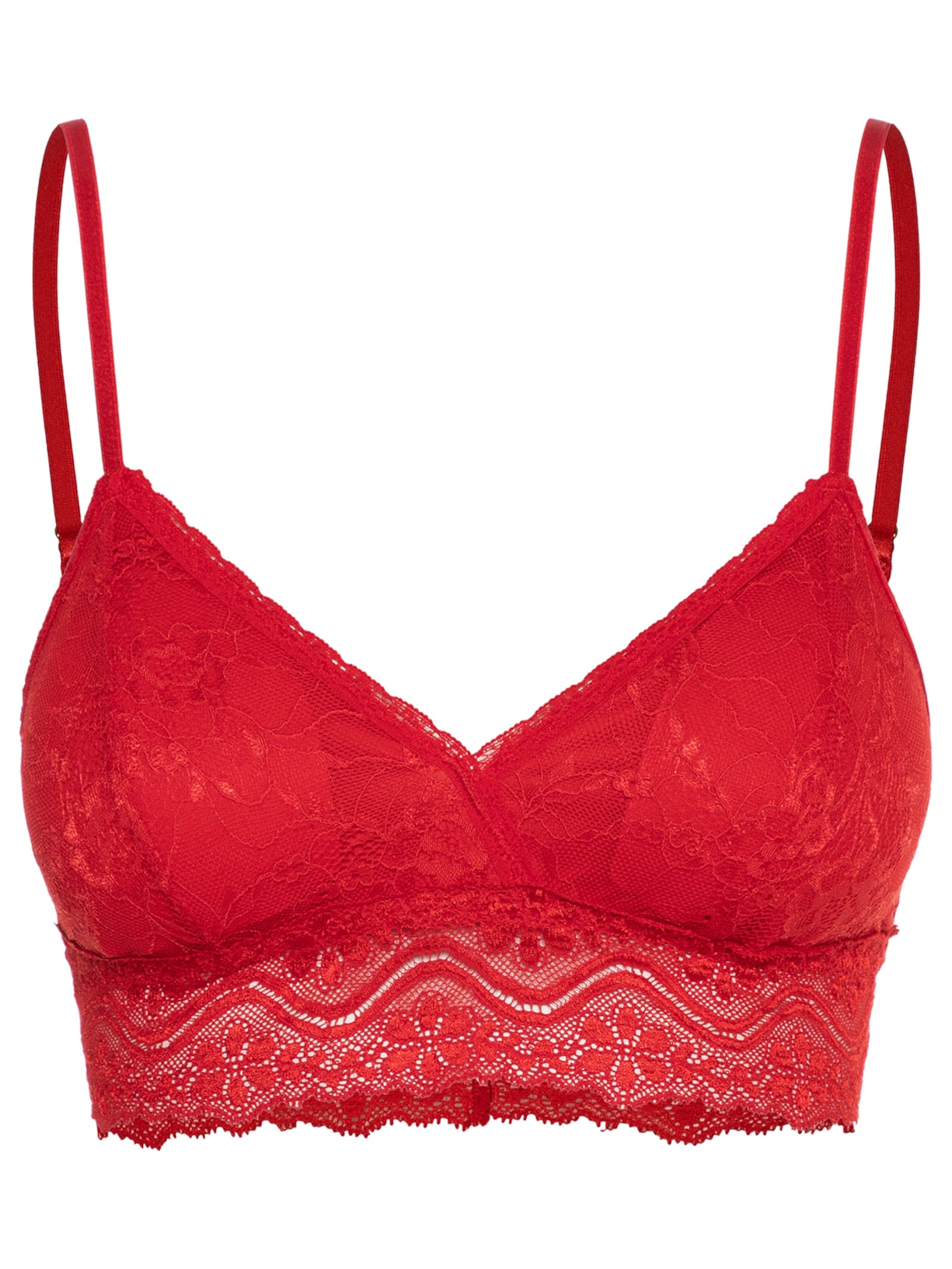 Top Leve Com Bojo Removível - Vermelho