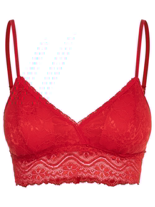 Top Leve Com Bojo Removível - Vermelho