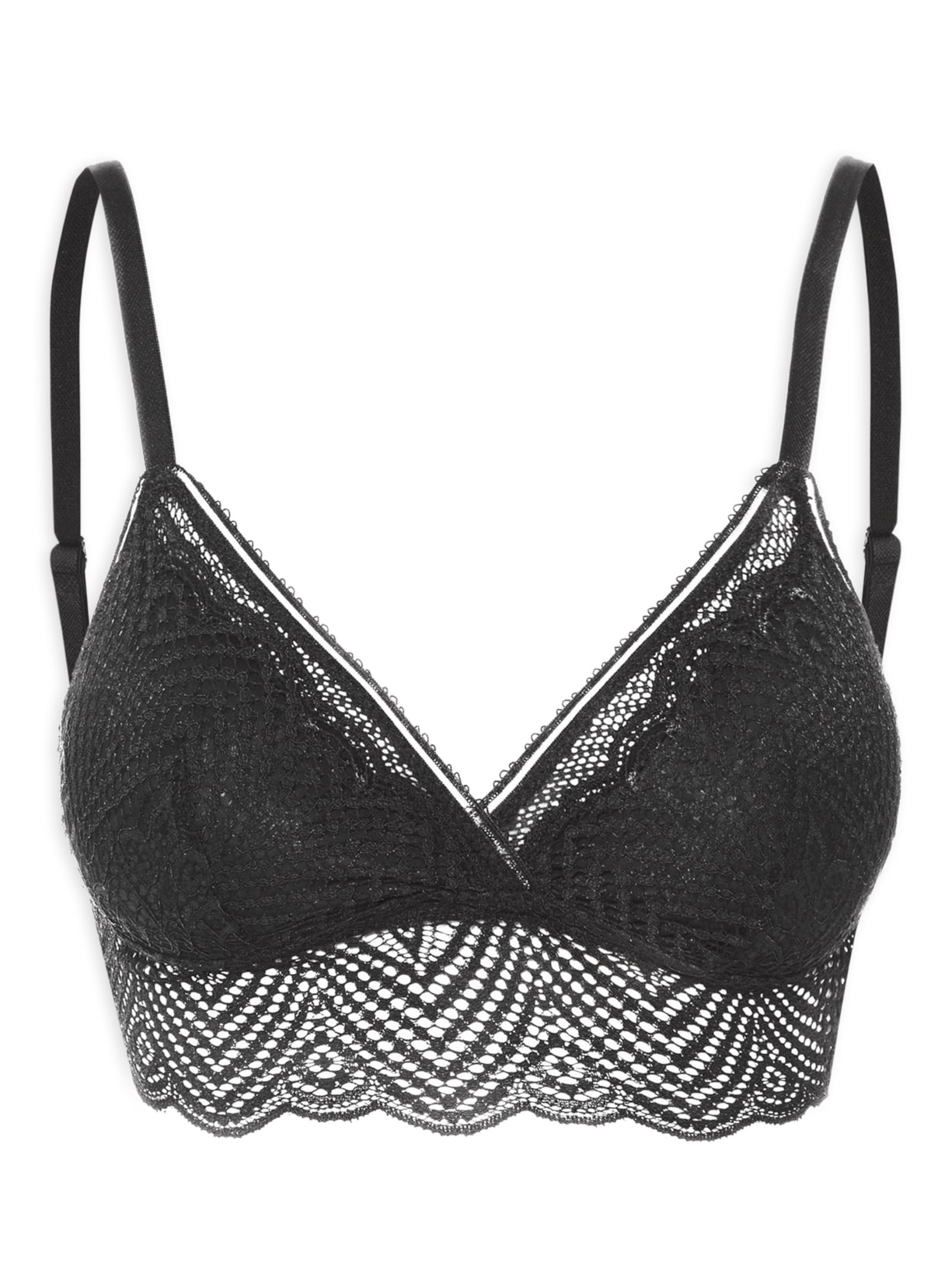 Top Leve Com Bojo Removível Wishes - Preto