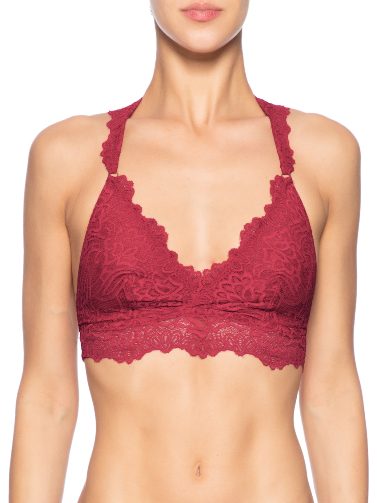 Top Leve Nadador Vermelho Valisere