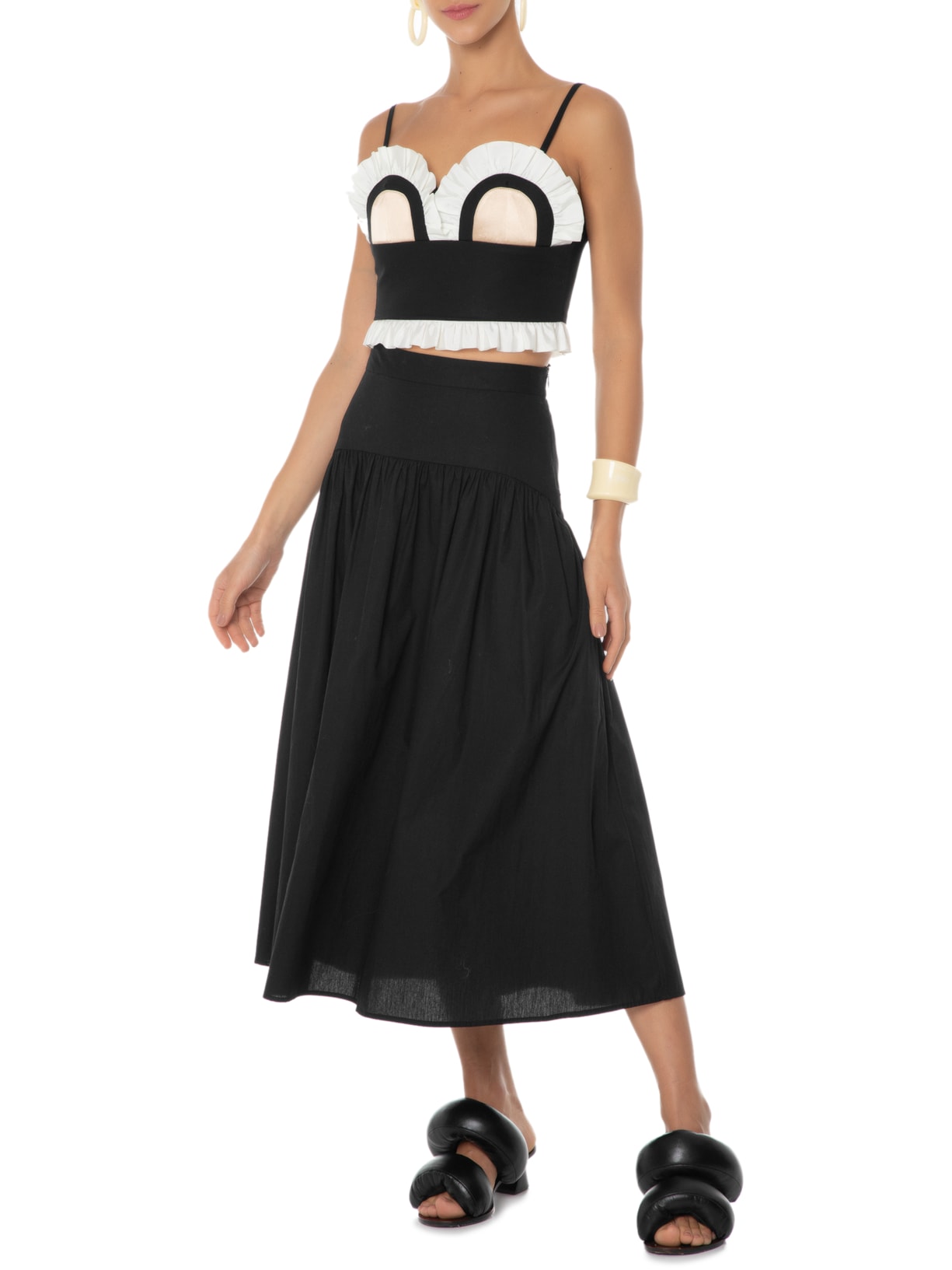 Top Lila Alcinha Preto Lo De Lui